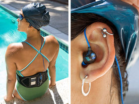 H20 Audio: 100% waterproof headphones, iPod case